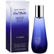 Davidoff Cool Water Night Dive Perfume for Women 50ml Eau de Toilette Davidoff Cool Water Night Dive Perfume for Women 50ml Eau de Toilette