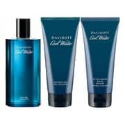 Davidoff Cool Water EDT 75ml+50ml Shower Gel+50ml After Shaving Balm Gift Set Men