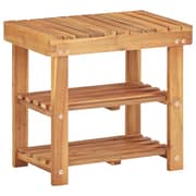vidaXL Shoe Rack 50x32x45 cm Solid Acacia Wood vidaXL Shoe Rack 50x32x45 cm Solid Acacia Wood
