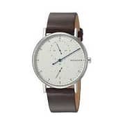 Skagen Signatur Brown Leather Men Watch SKW6391