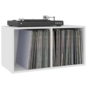 vidaXL Vinyl Storage Box White 71x34x36 cm Engineered Wood vidaXL Vinyl Storage Box White 71x34x36 cm Engineered Wood
