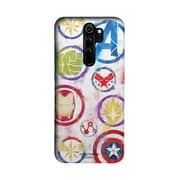 Avengers Icons Graffiti - Sleek Case for Xiaomi Redmi Note 8 Pro