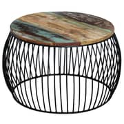 Vidaxl Coffee Table Round Solid Reclaimed Wood 68x37 Cm Vidaxl Coffee Table Round Solid Reclaimed Wood 68x37 Cm