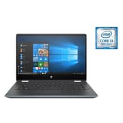 HP Pavilion x360 14-DH0005NE Convertible Touch Laptop - Core i3 2.1GHz 4GB 1TB+256GB Shared 14inch FHD Cloud Blue HP Pavilion x360 14-DH0005NE Convertible Touch Laptop - Core i3 2.1GHz 4GB 1TB+256GB Shared 14inch FHD Cloud Blue