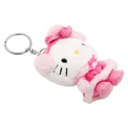 Hello Kitty Mascot Character Keychain, Brilliant Pink Hello Kitty Mascot Character Keychain, Brilliant Pink