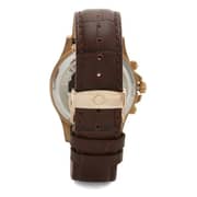 Omax PG08R65I Mens Multifunction Leather Watch