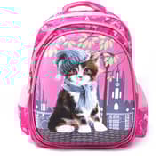 Para John 14inch Graphic Printed School Bag Pink Para John 14inch Graphic Printed School Bag Pink