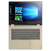 Lenovo Yoga 520-14IKB Laptop - Core i3 2.4GHz 4GB 1TB Shared Win10 14inch FHD Gold English/Arabic Keyboard