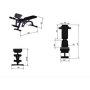 Skyland Multi Function Heavy duty and High Quality Weight Bench-EM1859