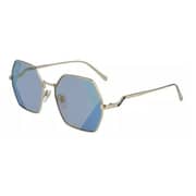 MCM MCM-126S-740-57 Rectangle Gold Unisex Sunglasses
