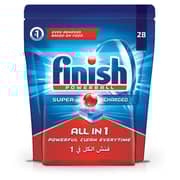 Finish Dishwasher Detergent All in One Tabs Original 28s Finish Dishwasher Detergent All in One Tabs Original 28s