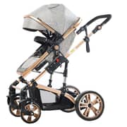 Teknum 3 in 1 Pram Stroller Grey