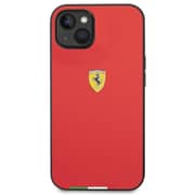 Ferrari Hard Case Red With Italian Flag Line iPhone 14 Ferrari Hard Case Red With Italian Flag Line iPhone 14