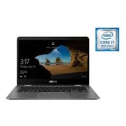 Asus ZenBook Flip 14 UX461FA-E1111TAS Laptop - Core i7 1.8GHz 16GB 512GB Shared Win10 14inch FHD Grey