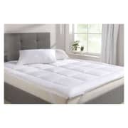 Mattress Topper Queen 200x200cm White
