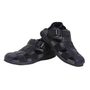 Woodland Men Black Leather Sandals 41 Woodland Men Black Leather Sandals 41