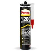 Pattex Construction Glue Adhesive Polymer PL-200 weather - and aging - resistant solvent - and isocyanate - free over - paintable and sandable neutral odour low shrinkage.