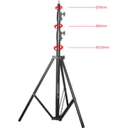 Coopic 3pcs L280 280cm/2.8m Heavy Duty Aluminum Alloy Photo Studio Light Stand With 1/4 Coopic 3pcs L280 280cm/2.8m Heavy Duty Aluminum Alloy Photo Studio Light Stand With 1/4