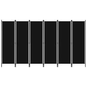 Vidaxl 6-panel Room Divider Black 300x180 Cm Vidaxl 6-panel Room Divider Black 300x180 Cm