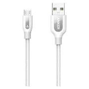 Anker A8132H12 Power Line Plus Micro USB Cable 0.9m White+A2224H12 Powerdrive Plus Dual Port USB Car Charger Black+A Anker A8132H12 Power Line Plus Micro USB Cable 0.9m White+A2224H12 Powerdrive Plus Dual Port USB Car Charger Black+A