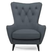 Galaxy Design Louvre Single Seat Sofa Grey