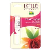 Lotus Herbals Lip Therapy Velvety Rose 4gm Lotus Herbals Lip Therapy Velvety Rose 4gm