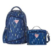 Sunveno 2 in 1 Diaper Bags Navy Blue