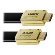ISound 6815 Flat HDMI Cable with Ethernet Black 1.8m