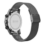 Hugo Boss 1513674 Navigator Quartz Chronograph Grey Mesh Watch Men