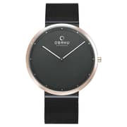Obaku V230GXMBMB Black Quartz Men's Watch Obaku V230GXMBMB Black Quartz Men's Watch