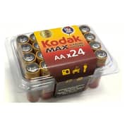 Kodak KAA24 Max Alkaline Battery PVC BOX 24 Pcs