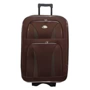 Highflyer Horizon Eva Nylon Soft Luggage Trolley Bags 4Pc Travel Set Coffee Highflyer Horizon Eva Nylon Soft Luggage Trolley Bags 4Pc Travel Set Coffee