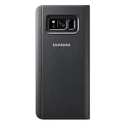 Samsung Clear View Standing Cover Black For Galaxy S8+
