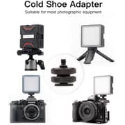 Yc Onion Brownie Rgb Full-color Led Camera Video Light With 3 Cold Shoe Mounts, High-brightness Lamp Beads, 360° Full-color Led Video Light, Suitable For Nikon Sony Canon Dslr Cameras (black Rgb) Yc Onion Brownie Rgb Full-color Led Camera Video Light With 3 Cold Shoe Mounts, High-brightness Lamp Beads, 360° Full-color Led Video Light, Suitable For Nikon Sony Canon Dslr Cameras (black Rgb)