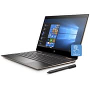 HP Spectre x360 13-AP0005NE Convertible Touch Laptop - Core i7 1.8GHz 8GB 512GB Shared Win10 13.3inch FHD Dark Ash Silver
