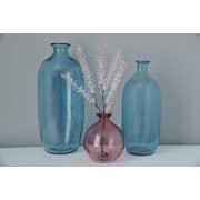 Gustov Recycled Glass Vase Peach 16x18cm Gustov Recycled Glass Vase Peach 16x18cm