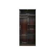 Pan Emirates Bowery 2 Door Wardrobe Walnut Pan Emirates Bowery 2 Door Wardrobe Walnut