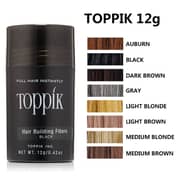 Toppik Hair Building Fibers Black 12g Toppik Hair Building Fibers Black 12g