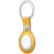 Apple AirTag Leather Key Ring Meyer Lemon Apple AirTag Leather Key Ring Meyer Lemon