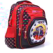 Para John 16inch Graphic Printed School Bag Red