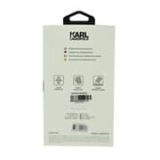 Karl Lagerfeld Liquid Glitter Elong Hard Case For Iphone 14 Pro Pink