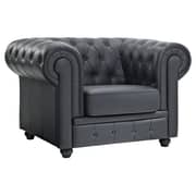 Ingles Sofa Sets 7 - Seater ( 3+2+1+1 ) in Black Color