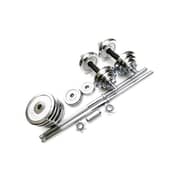 York Fitness Chrome Dumbbell And Barbell Set With Carry Case | 50 Kg