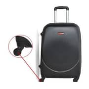 Highflyer CURVE Trolley Hard Luggage Bag 3Pc Set Black TH-1010-3PCBLK