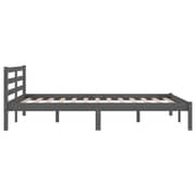 vidaXL Day Bed Solid Wood Pine 120x200 cm Small Double Grey vidaXL Day Bed Solid Wood Pine 120x200 cm Small Double Grey
