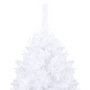 vidaXL Artificial Christmas Tree with Thick Branches White 150 cm PVC vidaXL Artificial Christmas Tree with Thick Branches White 150 cm PVC