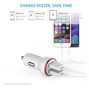 Anker Power Drive 2 Lite Car Charger White