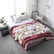 Soft Fleece Blanket, Moon and Stars Design