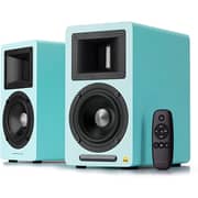 Edifier Air Pulse A80 Tiffany Blue Wood Styling Active Bookshelf Speaker Blue Edifier Air Pulse A80 Tiffany Blue Wood Styling Active Bookshelf Speaker Blue