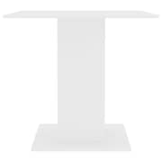 vidaXL Dining Table White 80x80x75 cm Engineered Wood